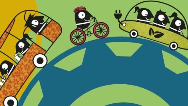 Výstava fotek z akcí Týdne mobility